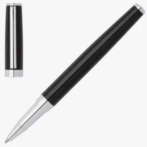 Bolígrafo BOSS Gear Icon chapado en negro y cromo HSN2545A - Imagen 1 de 4
