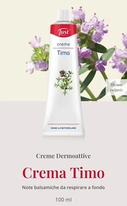 Crema Timo Just 100ml Raffreddori Antinfiammatorio Balsamica - Foto 1 di 1
