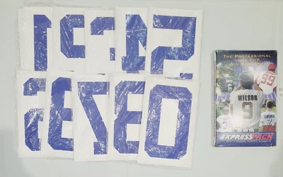 Stahls' Transfer Express Pack 8" Numbers ROYAL BLUE Screen Printing Champs - Image 1 of 3