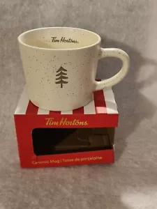 Tim Hortons 3D Christmas Tree Ceramic Coffee Mug NIB - Bild 1 von 2
