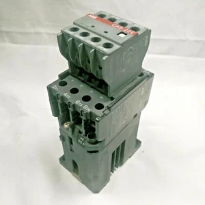 ABB BC25, 3 Pole,45 Amp, Motor Starter, 24V DC Coil, W/CA5-22E Aux Contact - Picture 1 of 3