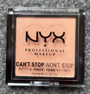 NYX Professional Makeup Can't Stop Won't Stop Mattifying Powder Peach - NEW - Picture 1 of 4