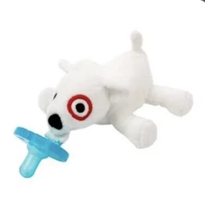 NEW Target Baby Bullseye Puppy Dog WubbaNub Pacifier Paci Target Exclusive - Picture 1 of 1