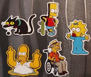 5 autocollants stickers the simpsons ( bart homer Boule de Neige ) Groening S5 - Imagen 1 de 1
