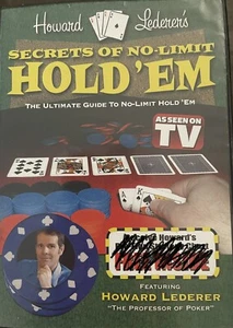 Howard Lederer’s Secrets of Texas No Limit Hold’em Poker DVD (2004) - Picture 1 of 3