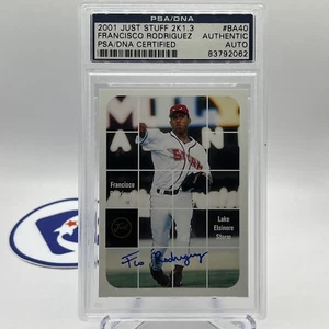 2001 Just Minors Francisco Rodriguez RC Signed Rookie Card PSA/DNA Auto K-Rod - Picture 1 of 8