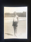Maillot de bain homme vintage années 1920 -30 photo F Fischer Biarritz France maillots de bain