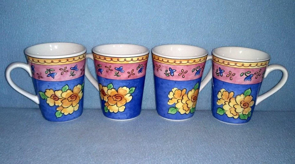 Sango Acuarelas 4 Tazas Altas 3002 Mermelada de Albaricoque Sue Cremallera Foto 1 de 1