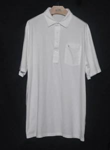 Criquet Top Shelf Players SS Pocketed Polo - White - Sz L* - Picture 1 of 4