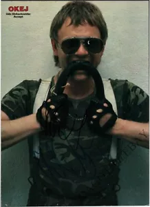ACCEPT Udo Dirkschneider BALLS TO THE WALL Metal Heart Restless Autograph SIGNED - Picture 1 of 1