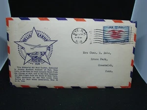 AMELIA EARHART RYE N.Y. MEMORIAL AIRMAIL 1938 FLIGHT COVER ! ag53 - Picture 1 of 2