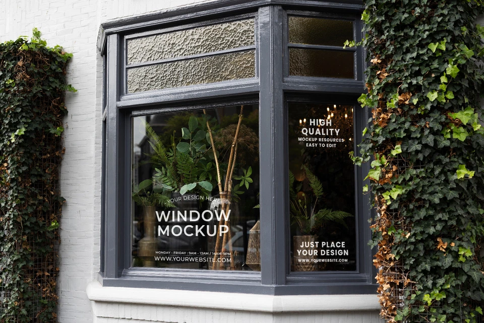 Custom Store Window Decal  - Decal Sticker Window Door Sign Decals - 4 Decals - Image 1 of 1