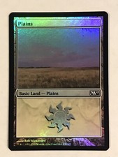 Plains 230 MP Foil Magic 2010 M10 MTG