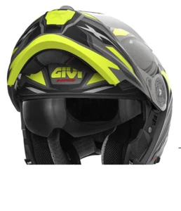 CASCO MOTO MODULAR GIVI X27 DIMENSION NEGRO AMARI T-M (PORTE GRATIS PENINSULA) - Imagen 1 de 5