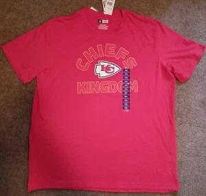 NFL Team Apparel Kansas City Chiefs  KINGDOM T-shirt Red Size 2XL NWT - Picture 1 of 3