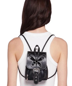 Dolls Kills Feeling Good Butterfly Backpack - Black NEW - Picture 1 of 5