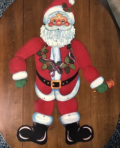 "Papá Noel articulado troquelado plegable 43""" - Imagen 1 de 9