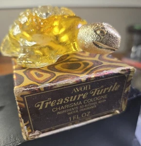 AVON ~ TARTARUGA DEL TESORO ~ COLONIA "DOLCE ONESTÀ" ~ 1 FL. OZ. ~ COMPLETO CON SCATOLA - Foto 1 di 5