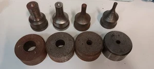 4 Round Punch & Die  Die Is 419 For  Ironworkers. 2-3/8 Die Mount - Picture 1 of 3