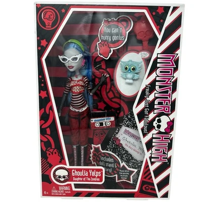 Mattel Monster High 2010 Signature GHOULIA YELPS & SIR HOOTS 1st Wave Doll - Image 1 of 4