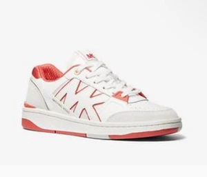 Michael Kors Damen Rebel Leder Sneaker Rosa 9 - Bild 1 von 11