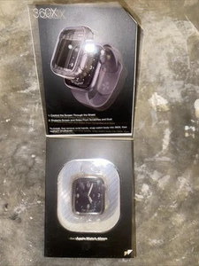 Raptic -360x Edge Bumper Case do Apple Watch 40mm Seria 1-9- Przezroczysta stalówka - Zdjęcie 1 z 3