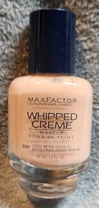 MAX FACTOR WHIPPED CREME MAKEUP FOUNDATION 309 COOL BEIGE 1.2fl oz NOB - Picture 1 of 2