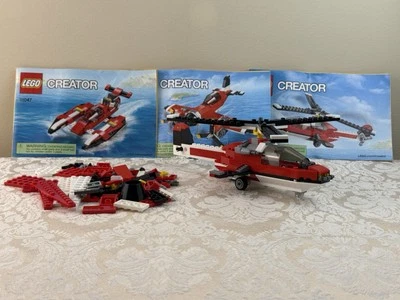 LEGO Creator 31047 Propeller Plane 3-In-1 With Manuals - 99% Complete - Image 1 of 4