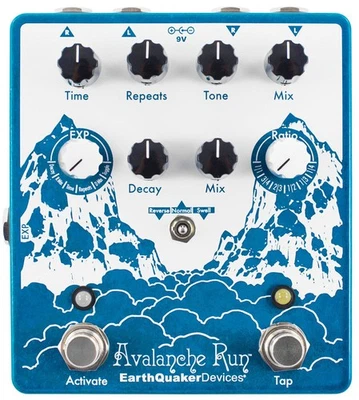 Earthquaker Avalanche Run V2 Stereo Reverb & Delay with Tap Tempo - Image 1 of 4