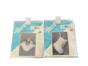 Zwei Vintage 1982 "Lil' Candlewick Hang-Up" Kits von Peggy Wellman Designs VERSIEGELT - Bild 1 von 4