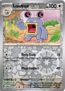 Loudred 149 Reverse Holo Common Pokemon Paradox Rift - Picture 1 of 2