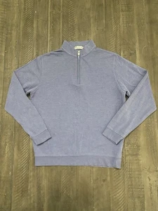 Maglione Peter Millar Crown Comfort 1/4 Zip Pullover Uomo Pullover Medio Cotone Modal - Foto 1 di 8