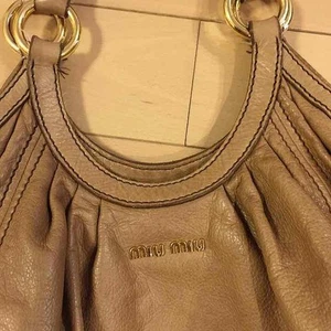 MIU MIU miumiu handbag shoulder bag Calf brown shipped from Japan!! JP!! Japan!! - Picture 1 of 3