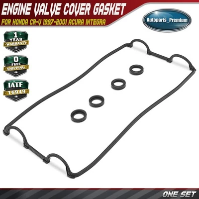 Engine Valve Cover Gasket Set for Honda CR-V 1997-2001 Acura Integra 1990-2001 - Image 1 of 4