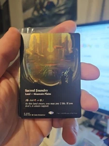 Sacred Foundry (Borderless) Edge of Eternities Foil - Picture 1 of 2