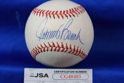 Johnny Bench JSA Coa Autographed National League ONL Signed Baseball - Image 1 of 2