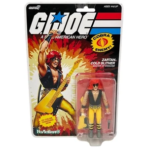 Modellino Super 7 Reaction GI Joe Zartan Cold Slither 3,75" 2025 Hasbro nuovo - Foto 1 di 6