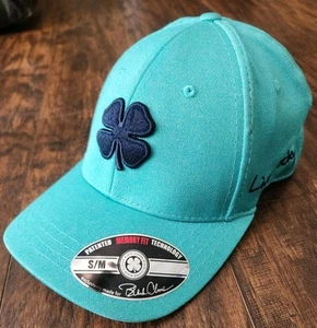 NEW Black Clover Live Lucky DNA Glacier Navy/Blue Radiance Fitted S/M Golf Hat - Picture 1 of 7
