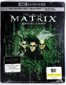 The Matrix Revolutions Steelbook Best Buy 4K UHD + Blu-Ray + Digital - NEW - Picture 1 of 6