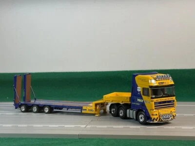 Tekno truck models, DAF XF 105 SSC 6X2  Low Loader + Ramps , TRUCK TEC - Image 1 of 4