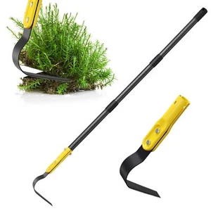 Garden Hoe Tool 63 Inch L Shaped Hoe Garden Tools with Adjustable Long Handle... - Picture 1 of 8