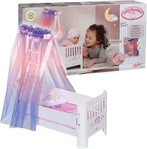 Baby Annabell Sweet Dreams Bed, Doll Bed with Light-Up Canopy, Mattress, Matchin - Picture 1 of 1