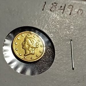 1849-O Liberty Gold Dollar G$1 - Rare Date New Orleans Coin