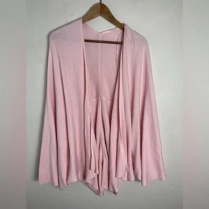 Lululemon Cashlu Knit Textured Wrap Pink Mist Cashmere Blend Cardigan Size L/XL - Picture 1 of 12
