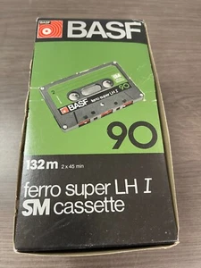 Neue BASF Ferro Super LH I - 15er-Pack Audio-Kassette, versiegelt - 90min - OVP - Bild 1 von 14