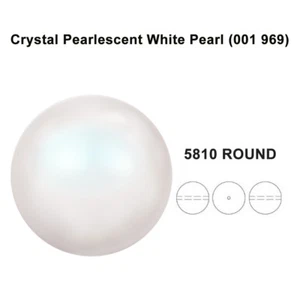 Swarovski 5810 Round Pearls Beads Jewelry Making Crystal Wholesale Pack *U Pick  - Picture 1 of 73