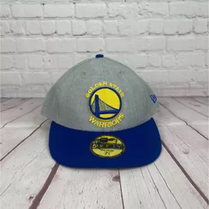 New Era 59Fifty NBA Low Profile Golden State Warriors Cap Hat Mens Size 7 5/8 - Picture 1 of 7