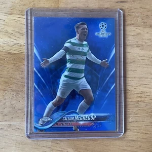 2017-18 Topps Chrome UCL Blue /150 Callum Mcgregor #14 Rookie Card - Picture 1 of 2