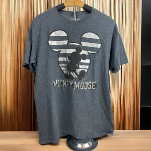 Disney Mickey Mouse T-Shirt Size Medium Chest Size 20 Inches Gray - Picture 1 of 4