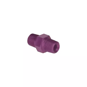 Adaptador/acoplador PrecisionGeek aluminio 1/8 NPT a 1/8 NPT macho a macho Union púrpura - Imagen 1 de 1